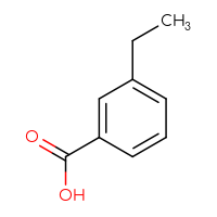 Chemical structure of 3-ethylbenzoic acid - CSSB00011933908