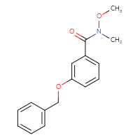 Chemical structure of 3-(benzyloxy)-N-methoxy-N-methylbenzamide - CSSB00000153824