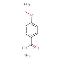 Chemical structure of 4-ethoxybenzohydrazide - CSSB00000182907