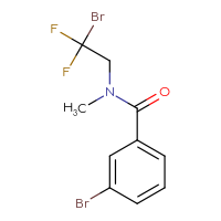 Chemical structure of 3-bromo-N-(2-bromo-2,2-difluoroethyl)-N-methylbenzamide - CSSB00014920627