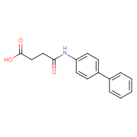Chemical structure of 3-({[1,1'-biphenyl]-4-yl}carbamoyl)propanoic acid - CSSB00031252221