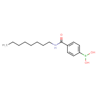 Chemical structure of [4-(octylcarbamoyl)phenyl]boronic acid - CSSB02026679313