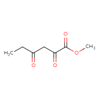 Chemical structure of methyl 2,4-dioxohexanoate - CSSB00012178998