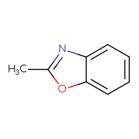 Chemical structure of 2-methyl-1,3-benzoxazole - CSSB00000181159