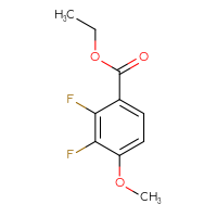 Chemical structure of ethyl 2,3-difluoro-4-methoxybenzoate - CSSB00010240200