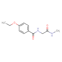 Chemical structure of 2-[(4-ethoxyphenyl)formamido]-N-methylacetamide - CSSB00103388766