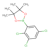 Chemical structure of 4,4,5,5-tetramethyl-2-(2,3,5-trichlorophenyl)-1,3,2-dioxaborolane - CSSB00021275156