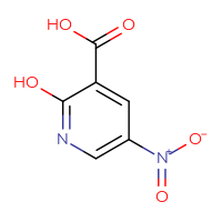 Chemical structure of 2-hydroxy-5-nitropyridine-3-carboxylic acid - CSSB00000214693