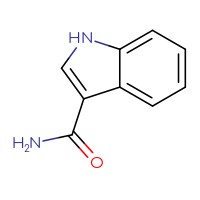 Chemical structure of 1H-indole-3-carboxamide - CSSB00000198188
