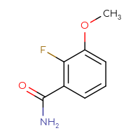 Chemical structure of 2-fluoro-3-methoxybenzamide - CSSB00000095546