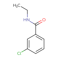 Chemical structure of 3-chloro-N-ethylbenzamide - CSSB00000160110