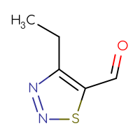 Chemical structure of 4-ethyl-1,2,3-thiadiazole-5-carbaldehyde - CSSB00012237543