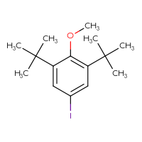 Chemical structure of 1,3-di-tert-butyl-5-iodo-2-methoxybenzene - CSSB18547464778