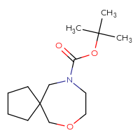Chemical structure of tert-butyl 7-oxa-10-azaspiro[4.6]undecane-10-carboxylate - CSSB00113834145