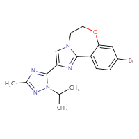 Chemical structure of 12-bromo-4-[3-methyl-1-(propan-2-yl)-1H-1,2,4-triazol-5-yl]-9-oxa-3,6-diazatricyclo[8.4.0.0²,⁶]tetradeca-1(14),2,4,10,12-pentaene - CSSB00015192427