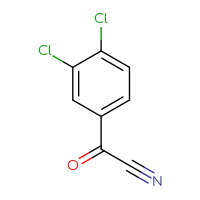 Chemical structure of 3,4-dichlorobenzoyl cyanide - CSSB00021356042