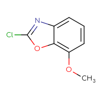 Chemical structure of 2-chloro-7-methoxy-1,3-benzoxazole - CSSB00015464140
