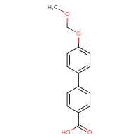 Chemical structure of 4'-(methoxymethoxy)-[1,1'-biphenyl]-4-carboxylic acid - CSSB06581048471