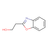 Chemical structure of 2-(1,3-benzoxazol-2-yl)ethan-1-ol - CSSB00014129504