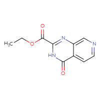 Chemical structure of ethyl 4-oxo-3H,4H-pyrido[3,4-d]pyrimidine-2-carboxylate - CSSB00010168885
