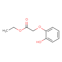Chemical structure of ethyl 2-(2-hydroxyphenoxy)acetate - CSSB00000182178