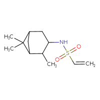 Chemical structure of N-{2,6,6-trimethylbicyclo[3.1.1]heptan-3-yl}ethene-1-sulfonamide - CSMB14918012994