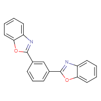 Chemical structure of 2-[3-(1,3-benzoxazol-2-yl)phenyl]-1,3-benzoxazole - CSSB00020628921