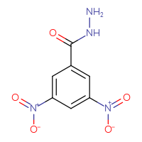 Chemical structure of 3,5-dinitrobenzohydrazide - CSSB00000009848
