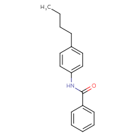 Chemical structure of N-(4-butylphenyl)benzamide - CSSB00038550215