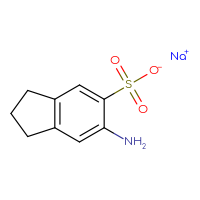 Chemical structure of sodium 6-amino-2,3-dihydro-1H-indene-5-sulfonate - CSSB00000729677