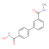 Chemical structure of N4'-hydroxy-N3-methyl-[1,1'-biphenyl]-3,4'-dicarboxamide - CSSB21253047112
