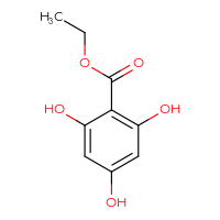 Chemical structure of ethyl 2,4,6-trihydroxybenzoate - CSSB00000082634