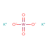 Chemical structure of dipotassium dioxotungstenbis(olate) - CSSB06741705424
