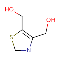 Chemical structure of [5-(hydroxymethyl)-1,3-thiazol-4-yl]methanol - CSSB00010740012