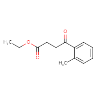 Chemical structure of ethyl 4-(2-methylphenyl)-4-oxobutanoate - CSSB00011517854