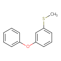 Chemical structure of 1-(methylsulfanyl)-3-phenoxybenzene - CSSB14920876212