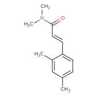 Chemical structure of (2E)-3-(2,4-dimethylphenyl)-N,N-dimethylprop-2-enamide - CSSB00016583282
