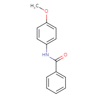 Chemical structure of N-(4-methoxyphenyl)benzamide - CSSB00000580491