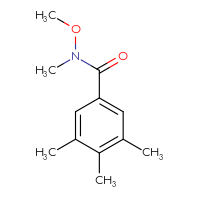 Chemical structure of N-methoxy-N,3,4,5-tetramethylbenzamide - CSSB07046163561
