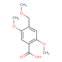 Chemical structure of 2,5-dimethoxy-4-(methoxymethyl)benzoic acid - CSSB00037946359