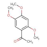Chemical structure of 1-(2,4,5-trimethoxyphenyl)ethan-1-one - CSSB00011827666