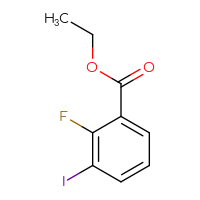 Chemical structure of ethyl 2-fluoro-3-iodobenzoate - CSSB00010203743