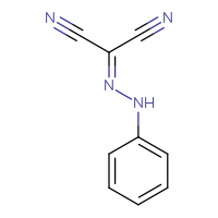 Chemical structure of 1-cyano-N-phenylmethanecarbohydrazonoyl cyanide - CSSB00000007614