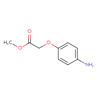 Chemical structure of methyl 2-(4-aminophenoxy)acetate - CSSB00000187534