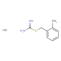 Chemical structure of {[(2-methylphenyl)methyl]sulfanyl}methanimidamide hydrobromide - CSSB00025682932