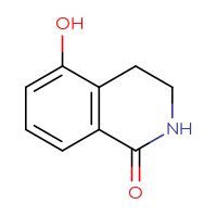 Chemical structure of 5-hydroxy-1,2,3,4-tetrahydroisoquinolin-1-one - CSSB00000079299