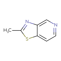 Chemical structure of 2-methyl-[1,3]thiazolo[4,5-c]pyridine - CSSB00009846974