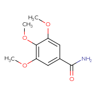 Chemical structure of 3,4,5-trimethoxybenzamide - CSSB00000162235