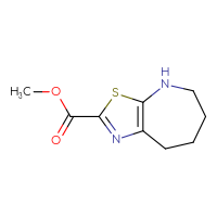 Chemical structure of methyl 4H,5H,6H,7H,8H-[1,3]thiazolo[5,4-b]azepine-2-carboxylate - CSSB00000051431