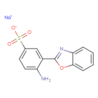 Chemical structure of sodium 4-amino-3-(1,3-benzoxazol-2-yl)benzene-1-sulfonate - CSSB06629247050